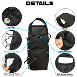 Sports Workout Sling Bottle Carrier Holder Pouch Magnetic Gym Water Bottle Bag With Shoulder Strap