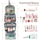 Resistant Waterproof Towel for Bag with Zipper Closure Cosmetic Storage Bags with Hook for Travel Toiletry Makeup Organizer