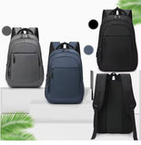 New Double Shoulder Waterproof Business Laptop Backpack with Large Capacity Outdoor Leisure Student Backpack