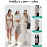 Travel Quilted Insulated Water Bottle Carrier Holder Crossbody Sling Water Bottle Bag for 32/64 oz Bottle Custom Fitness Gym Bag
