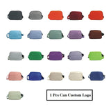 Lulu Sports Water-Resistant Fitness Fanny Pack 1pcs Customizable Logo Polyester Belt Bag Ready to Ship with Zipper Closure