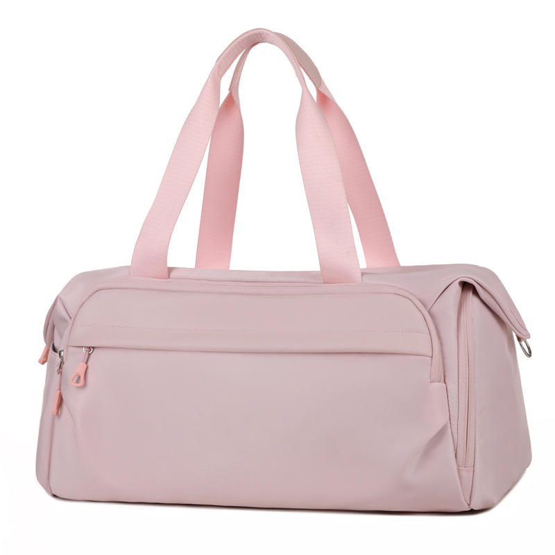 New Designer Sports and Fitness Wet and Dry Nylon pink Duffel Bag Large Capacity Waterproof Sports Travel Duffle Bag