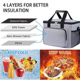 Picnic Cooler Bag Portable Food Takeway Waterproof Custom Leakproof Insulated Thermal Family Oxford Lunch Cooler Bag