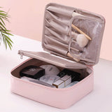 Travel Cosmetic Bag Portable High Quality Large Capacity Towel Zipper Closure Handheld Toiletry Cosmetic Storage Makeup Pouch