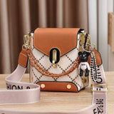 Summer New Bag Korean Style Simple Small Square Bag Fashionable Shoulder Crossbody Trendy Mini Mobile Phone Bag Women's Bag