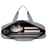 Portable Fabric Computer Bag Men's Laptop Shoulder Bag Large Capacity Business Briefcase Waterproof Breathable Travel Case