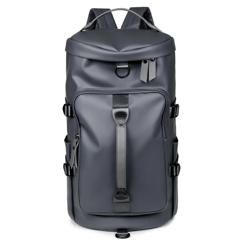 Large-Capacity Men's Fashion Sports Training Backpack Dry Wet Separation Business Travel Luggage Geometric for Fitness Training
