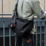 Single Shoulder Crossbody Bag Korean Version Multifunctional Casual Messenger Workwear Trendy Polyester Messenger Travel Bag