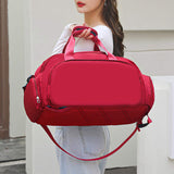 Color Unisex Gym Bag Large Multifunctional Waterproof Oxford Sports Backpack Travel Luggage Fitness Duffel Bag