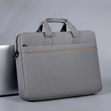Portable Fabric Computer Bag Men's Laptop Shoulder Bag Large Capacity Business Briefcase Waterproof Breathable Travel Case