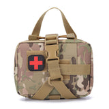 Outdoor Tactical Multi-Functional Field Rescue Medical Bag EMT First Aid Waist Bag Buckle Strap Waterproof Little Bag