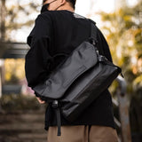 Fashion Japanese Style Polyester Crossbody Bag Men's Casual Single Shoulder Workwear All-Match Riding Messenger Slanting