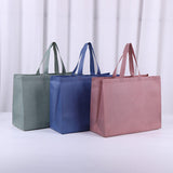 Non-Woven Bag Custom Large Fabric for Clothing Stores Folding Style Non-Woven Blank Heat Press Packaging with Letter Pattern