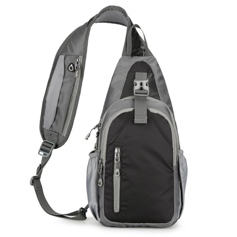 Chest Bag Daypack Waterproof Nylon Sling Backpack for Women and Men for Travel Sports Running Hiking