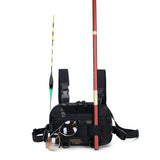 Fishing Backpack Lightweight Waterproof Breathable Outdoor Sports Multi-function Tool Bag Vest Chest Pack Gear for Hunting