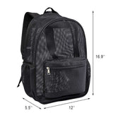 Hot Sale Lady Style Sport Swimming Backpack Cheap Wholesale See Through Mesh Backpack for Summer and Spring