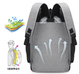 New Men's Large Capacity Leisure Commuting Computer Travel Backpacks Trendy College Student Backpacks