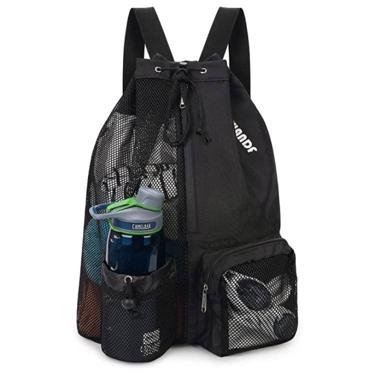 Sport Drawstring Bag Backpack Swimmer Bag Oem Fashion Unisex String Geometric Fast Dry Reusable Outdoor Waterproof Polyester