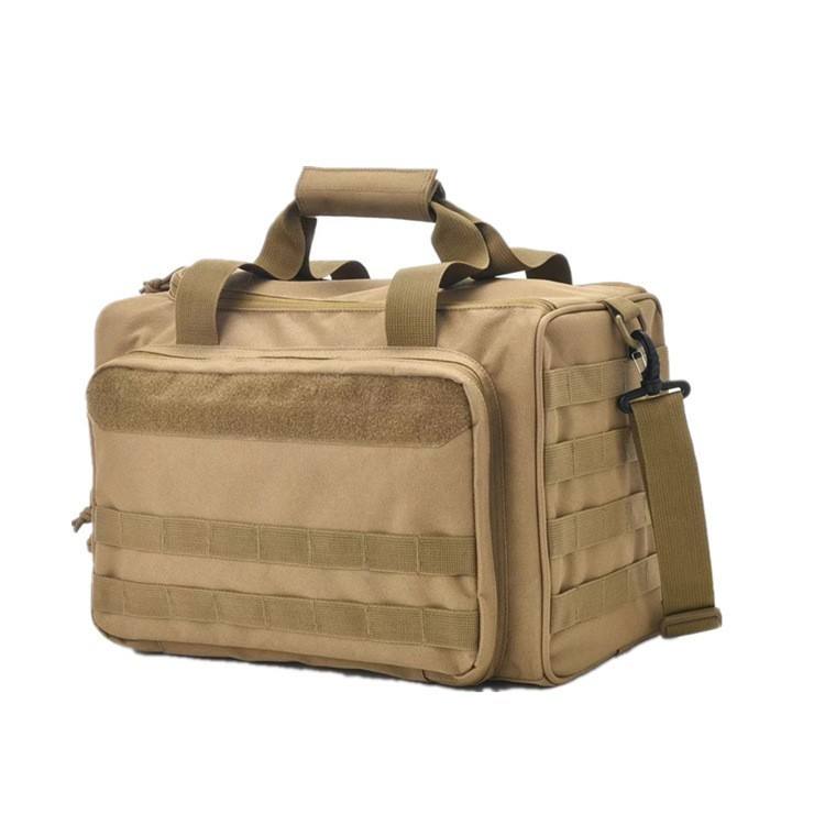 Spot Outdoor Tactical Multifunctional Large Capacity Storage Sports Gun Bag Oxford Waterproof Outdoor Camouflage Handbag for Men