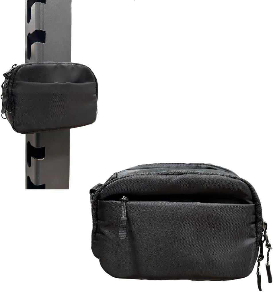 Magnetic Crossbody Gym Bag Travel Fanny Pack Belt Bag | Small Sling Bag Anti-Theft Shoulder Pouch with Magnetic Attachment