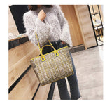 Womens Designer Cotton Canvas Tote Handbags Eco-Friendly Shopping Bag Large Tote Ladies Hand Bag