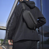 Men's Outdoor Fashionable Multi-function Sports Sling Casual Crossbody Chest Bag Business Single-shoulder Waist Bag