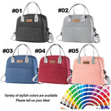 Travel Convenient Large Capacity Meal Bag Thermal Bag Custom Oxford Portable Handheld Insulated Bento Bag With Logo