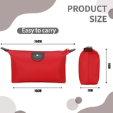 Travel Women Dumpling Shaped Makeup Bag Foldable Waterproof Cosmetic Storage Bag Gift Storage Bag with Customized Logo