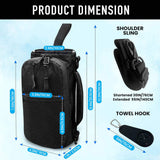 Women Men Multipurpose Waterproof Sport Water Bottle Crossbody Magnetic Bag for Gym