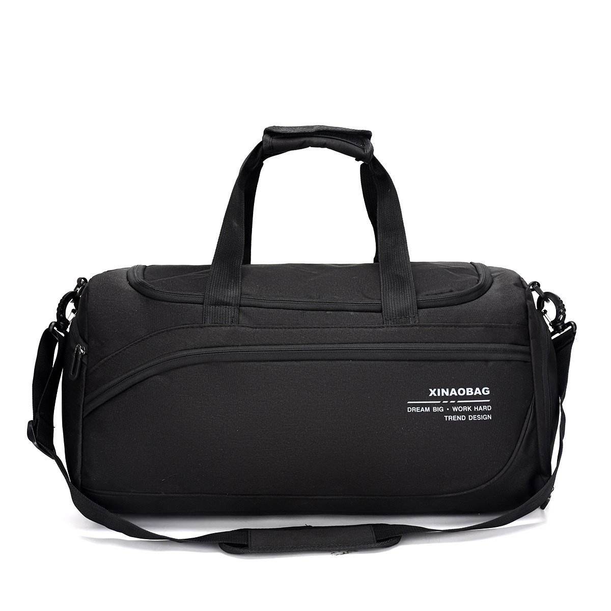 Unisex Travel Bag Business Outdoor Waterproof Polyester Dry Wet Separation Independent Shoe Compartment Sports Fitness Bag