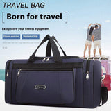 Oxford Waterproof Travel Tote Bag Large Capacity Carry Luggage for Men and Women Shoulder Outdoor Gym Bag for Weekend Sports