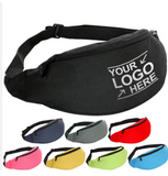 Embroidered Print Waterproof Nylon Canvas Wholesale Sport Crossbody Chest Belt Waist Bum Bag Fanny Pack