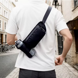 Premium Multi-Functional Sports Sling – Ultra-Light Nylon Crossbody Waist Pack with Integrated Water Bottle Holder for Professional Outdoor Use