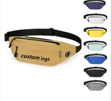 Low Moq Men Fashion Lightweight Fanny Pack Travel Waterproof Waist Bag with Casual Sport Business Messenger Bag
