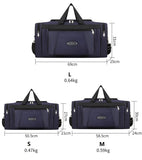 Oxford Waterproof Travel Tote Bag Large Capacity Carry Luggage for Men and Women Shoulder Outdoor Gym Bag for Weekend Sports