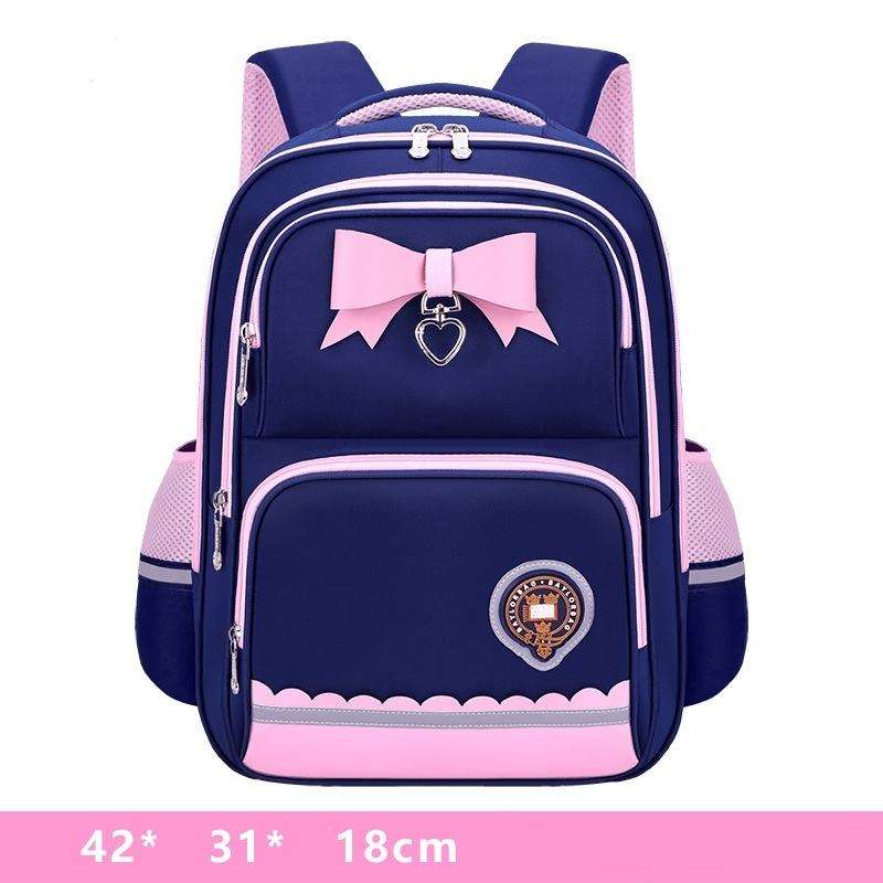 New Oxford Children's Schoolbag Girls Primary School Students Light Large Capacity Air Cushion Straps Double-Shoulder Backpack