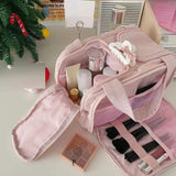 Cosmetics Bag Fashionable Lightweight for Women Large-Capacity Partitioned Eco-Friendly Travel Cute Portable for Toiletry Bag