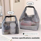 Waterproof Microfiber Synthetic Leather Storage Bag Gym Clothes Swimming Bathroom EVA Drawstring Unisex Outdoor Sports Bag