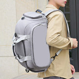 Color Unisex Gym Bag Large Multifunctional Waterproof Oxford Sports Backpack Travel Luggage Fitness Duffel Bag