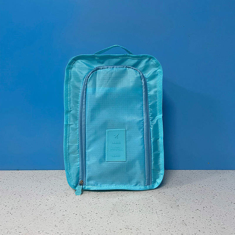 Portable Foldable Small Polyester Shoe Bag Multifunctional Waterproof Travel Beach Storage Outdoor Shoes Pouch