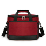 Oxford Lunch Cooler Bag Shoulder StrapInsulated for Office Travel Picnic Thermal Bag Soft Tote Cooler Box