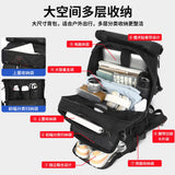New Extra Large Capacity Casual Backpack for Men Outdoor Expandable Travel Boarding Luggage Bag with String Closure Waterproof