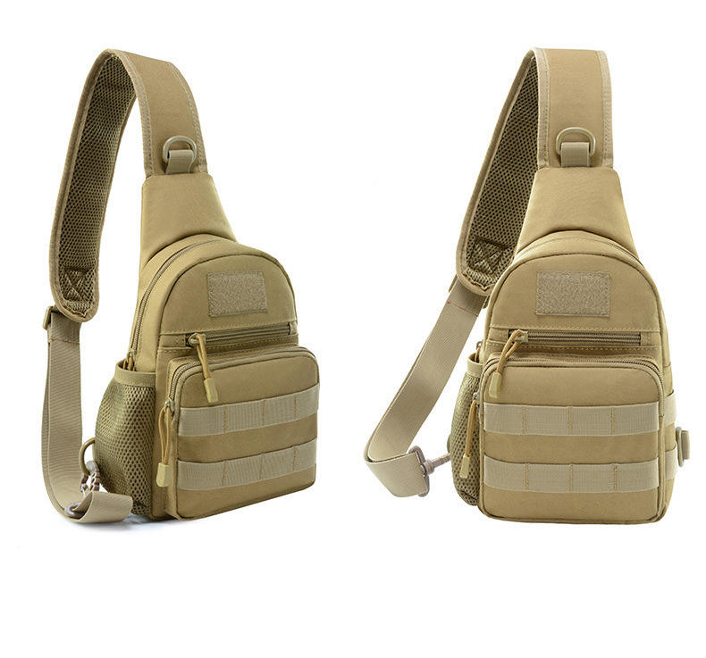 Men's Fashionable Molle Oxford Tactical Chest Bag Outdoor Hunting Camouflage Pocket Hiking Day Pack Crossbody Design