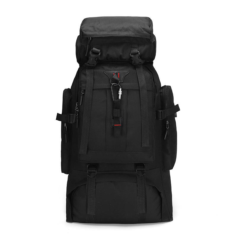 Men's Outdoor Camping Travel Bag Waterproof USB Charging Backpack Geometric Casual Mountaineering Tactical Style Camouflage
