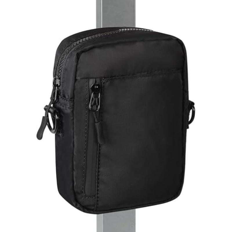 Magnetic Gym Crossbody Bag for Women and Men Oxford Polyester Lining Water Bottle Holder for Sports Work Travel