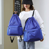 Gym Fitness Nylon Drawstring Backpack Swimming Bags for Kids Waterproof Polyester Drawstring Bag