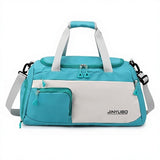 Lightweight Nylon Large Capacity Duffle Outdoor Yoga Travel Bag Fitness Business Trip Handbag Simple Waterproof Carry-on Luggage