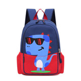 New Cute Dinosaur Design Student Backpack Cross-Border Hot-Selling Double Shoulder Bag for Kindergarten Boys