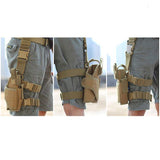 Multifunctional Lightweight Nylon Waist Pack Oxford Cloth Tactical Leg Bag Outdoor Sports Mountaineering Camping Zipper