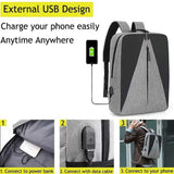 Slim Bag Set Luxury Travel Computer Bag Laptop Usb Charger Class Backpack for Students 3in1 School Bag